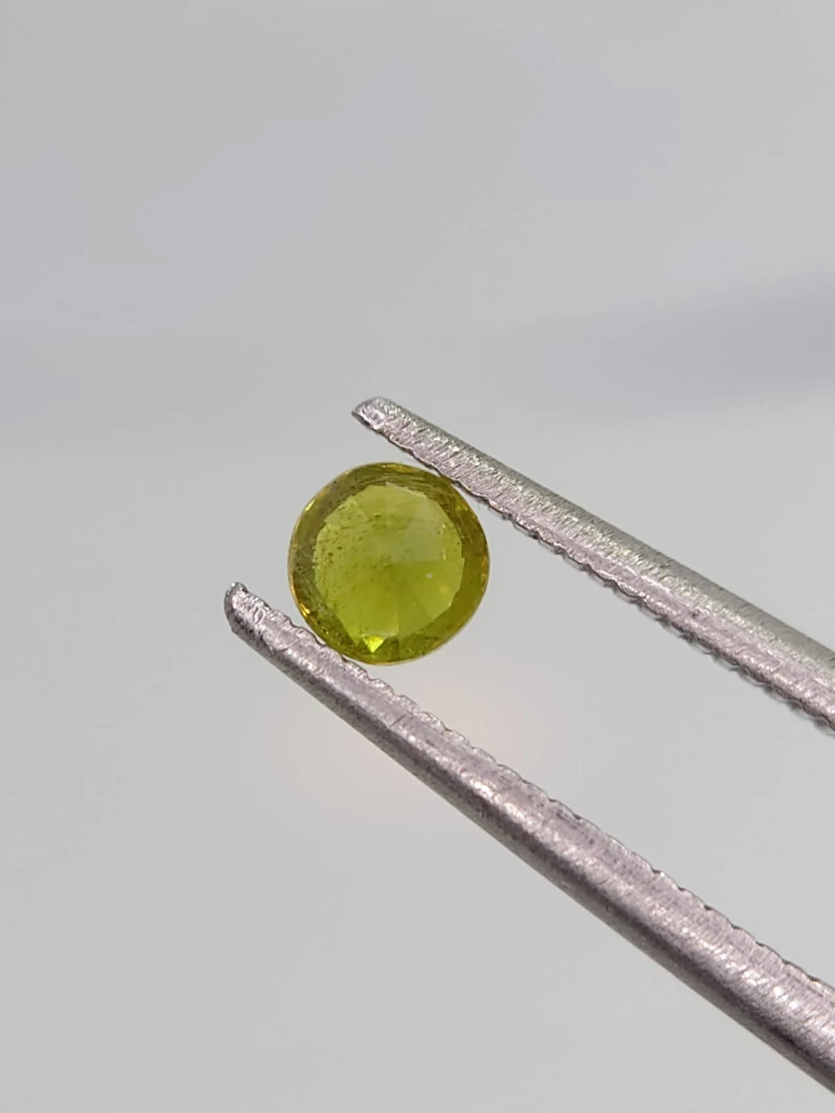 0.32ct Natural Round Demantoid Garnet From Pakistan — view 2